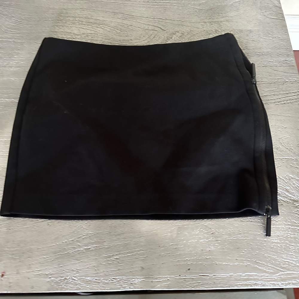 Cute size small AX Armani Exchange black mini skirt
